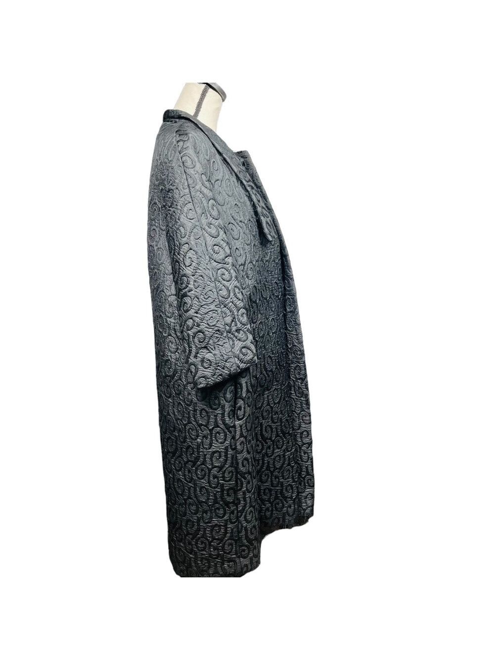 Embroided vintage dress coat - Picture 2 of 4